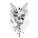 lipstick tattoo design idea