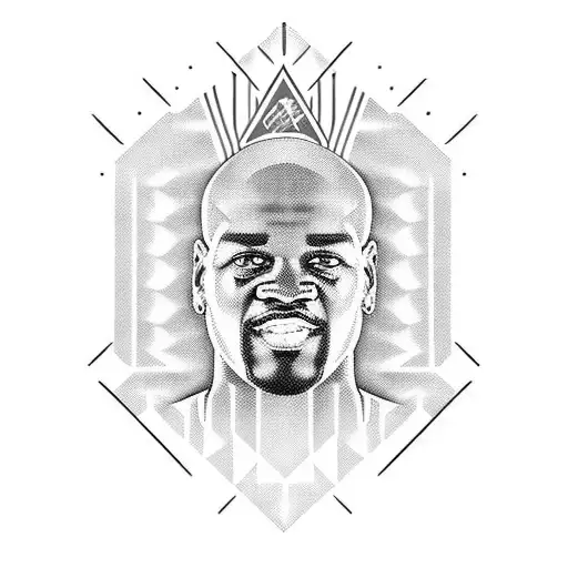 Barcode with Shaq-0003 tattoo design idea