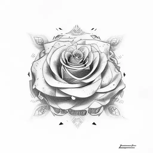 leon con rosas y espinas, que el leon tenga puesto un sombrero de rey y que tenga una enredadera tattoo design idea