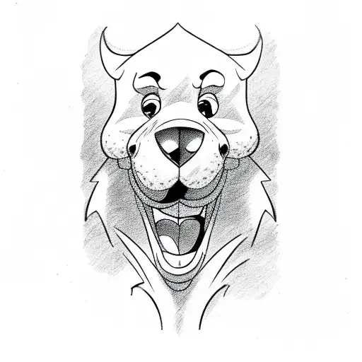 scooby doo tattoo design idea