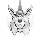 scooby doo symbol tattoo design idea