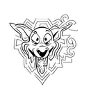 scooby doo symbol tattoo design idea