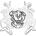 scooby doo symbol tattoo design idea