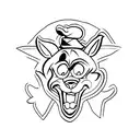 scooby doo symbol tattoo design idea