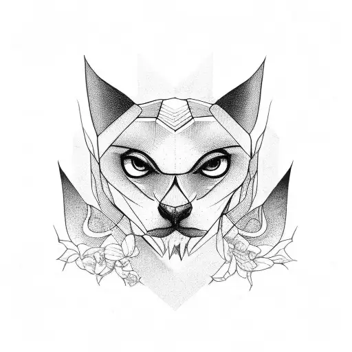 calabera con alas tattoo design idea