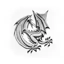 welsh Dragon tattoo design idea