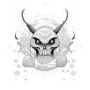 Sci-fiction dive  tattoo design idea