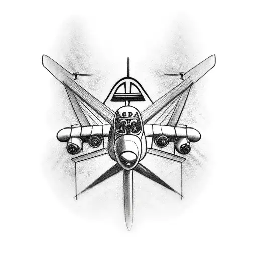 new german, software, airplanes, pilot tattoo design idea