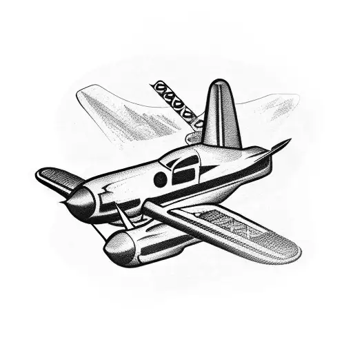new german, software, airplanes, pilot tattoo design idea