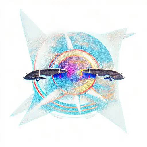 new german, software, airplanes, pilot tattoo design idea