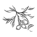 lemon tree stamp tattoo design idea