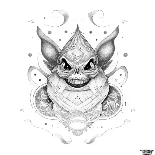 chica burbuja chicle tattoo design idea