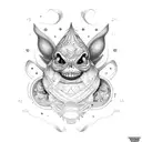 chica burbuja chicle tattoo design idea