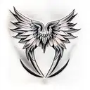 Phoenix tattoo design idea