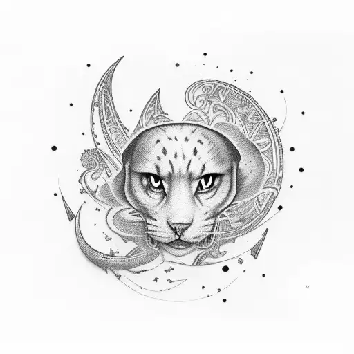 initials LR  tattoo design idea