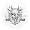 initials LR  tattoo design idea