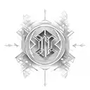 initials LR  tattoo design idea