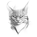 Daniel Silva style  tattoo design idea