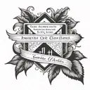 1 John 4:19 written tattoo design idea