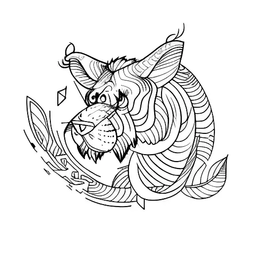 tricep tattoo that makes a different character when my arm is up versus down tattoo design idea