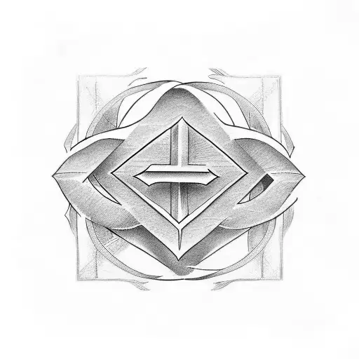 yhwh name in hebrew tattoo design idea