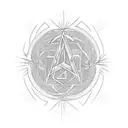 yhwh name in hebrew tattoo design idea