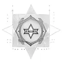 yhwh name in hebrew tattoo design idea