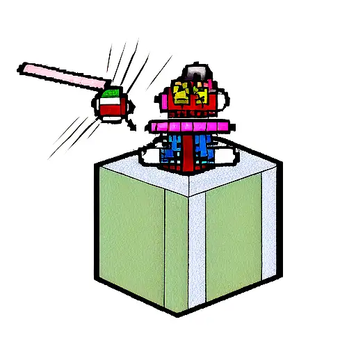 Super Mario blocks around wrist tattoo design idea