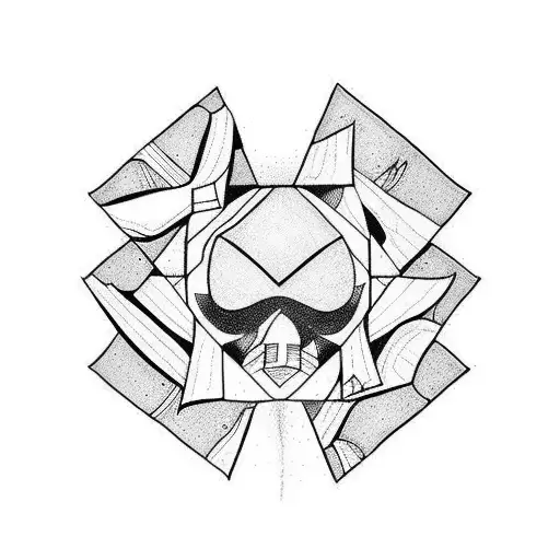 The hermit tarot tattoo design idea