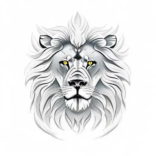 Lion, Wolf e eagle tattoo design idea