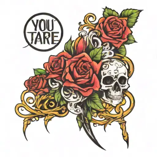 You take care of me, you take care of me. tattoo design idea