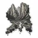 zion national park tattoo design idea