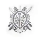 2nd Infantry Division patch tattoo design idea