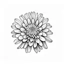 Chrysanthemum tattoo design idea