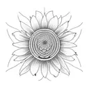 Chrysanthemum tattoo design idea