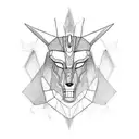 Anubis tattoo design idea