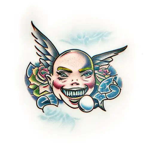 tooth fairy tattoo design idea