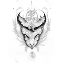 karma tattoo design idea