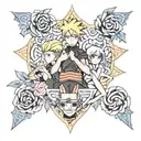 naruto virgo trio tattoo design idea