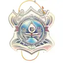 dad and sons tattoo design idea