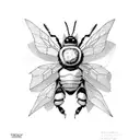 bumblebee  tattoo design idea