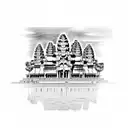 angkor wat tattoo design idea