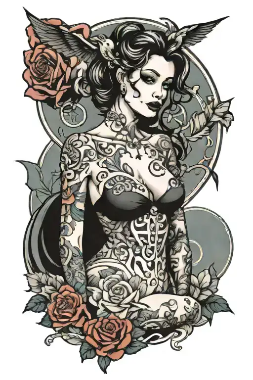 slut BBC only tattoo design idea
