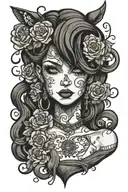 slut BBC only tattoo design idea