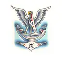 handshake with dagger tattoo design idea