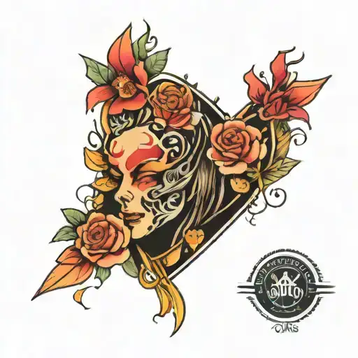 San Diego stamp tattoo design idea