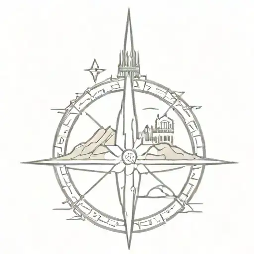 Gaziantep, Ankara, Alanya, Bodrum, Cyprus cities Viking compass istanbul and dentistry related respectively tattoo design idea