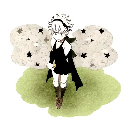 black clover anime tattoo design idea