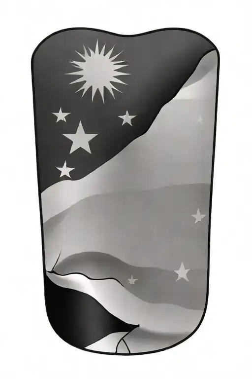 philippine flag tattoo design idea