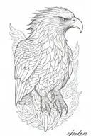eagle tattoo design idea